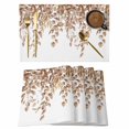 thumbnail image 1 of Eucalyptus Leaves Placemats Set of 12, Brown Summer Botanical Weeping Placemats for Dining Table, Place Mats for Kitchen Tabletop, Waterproof Wipeable Dining Table Mats Set, 1 of 9