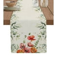 thumbnail image 1 of Eucalyptus Leaves Plant Table Runner Home Wedding Table Flag Mat Table Centerpieces Decoration Party Dining Long Tablecloth, 1 of 7