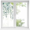 thumbnail image 1 of Eucalyptus Leaves Privacy Window Film, Decorative Frosted Glass Window Film, Teal Botanical Summer Weeping Reusable Peel and Stick Static Cling for Home Bathroom Office Glass Door 17.7"x39.3", 1 of 8