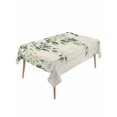 thumbnail image 1 of Eucalyptus Leaves Table Cloth, Watercolor Weeping Teal Botanical Vintage Waterproof Tablecloth for Rectangle Tables, Reusable Washable Fabric Table Cover for Restaurant Kitchen Dining Tables 54"x108", 1 of 6
