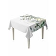 thumbnail image 1 of Eucalyptus Leaves Table Cloth, Watercolor Weeping Teal Botanical Waterproof Tablecloth for Square Tables, Reusable Washable Fabric Table Cover for Restaurant Kitchen Dining Tables 60"x60", 1 of 6