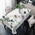 thumbnail image 1 of Eucalyptus Leaves Table Cloth Waterproof Tablecloths, Pastoral Farmhouse Spring Botanical Tablecloth Dining Table Cover for Kitchen Party Tabletop Outdoor, Rectangle Tablecloth 60x120 Inch, 1 of 9