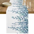 thumbnail image 1 of Eucalyptus Leaves Table Runner 90 Inches Long Farmhouse Dress Scarves, Light Blue Summer Botanical Weeping Dining Tablerunner for Coffee Table/Kitchen Island/Party Décor, 13" x 90", 1 of 8