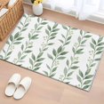 thumbnail image 1 of Eucalyptus Leaves Washable Small Entryway Area Rugs 2'x3', Spring Summer Watercolor Green Leaf Low Pile Throw Rug Non-Slip Sturdy Edge Binding Carpet for Front Door Floor Room Entry, 1 of 9