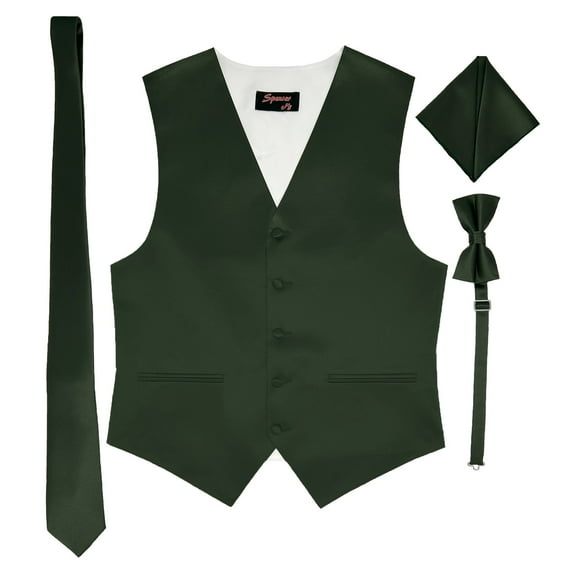 Eucalyptus Men's Satin Vest Spencer J's - M