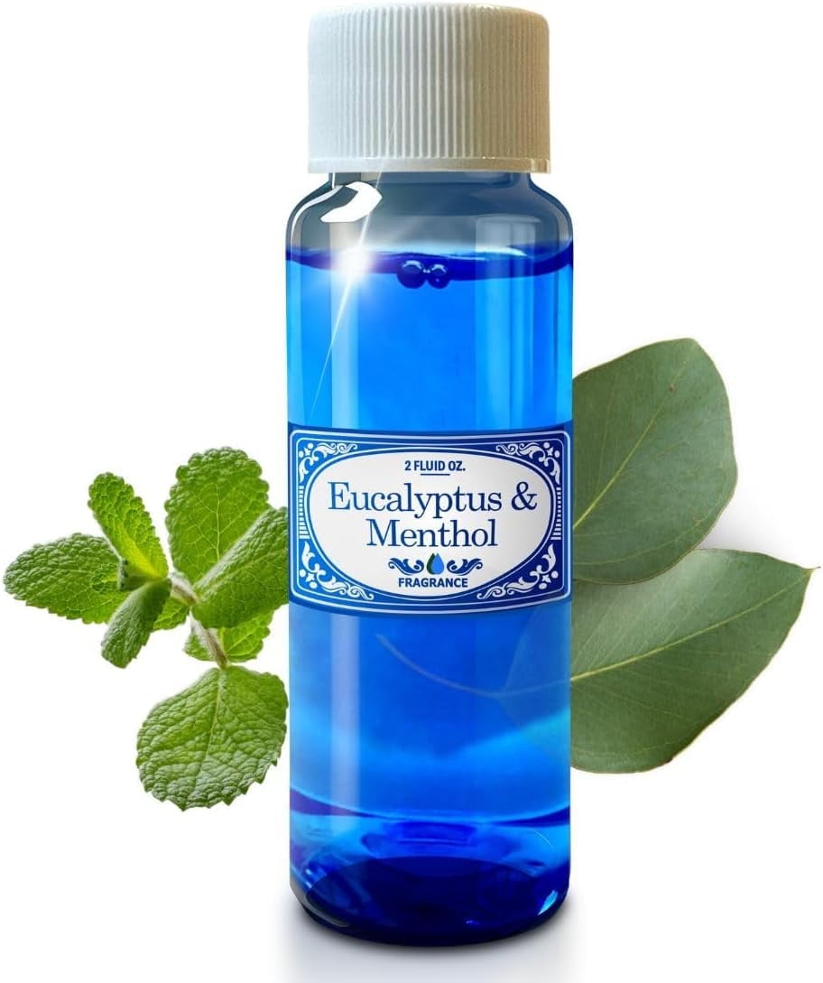 Eucalyptus Menthol Concentrated Single Bottle 2.0 fl oz Rainbow Vacuum Fragrance, Hyla, Sirena, Diffusers, Aromatherapy, Rainmate, Fragrances, Not Made by Rexair or Rainbow