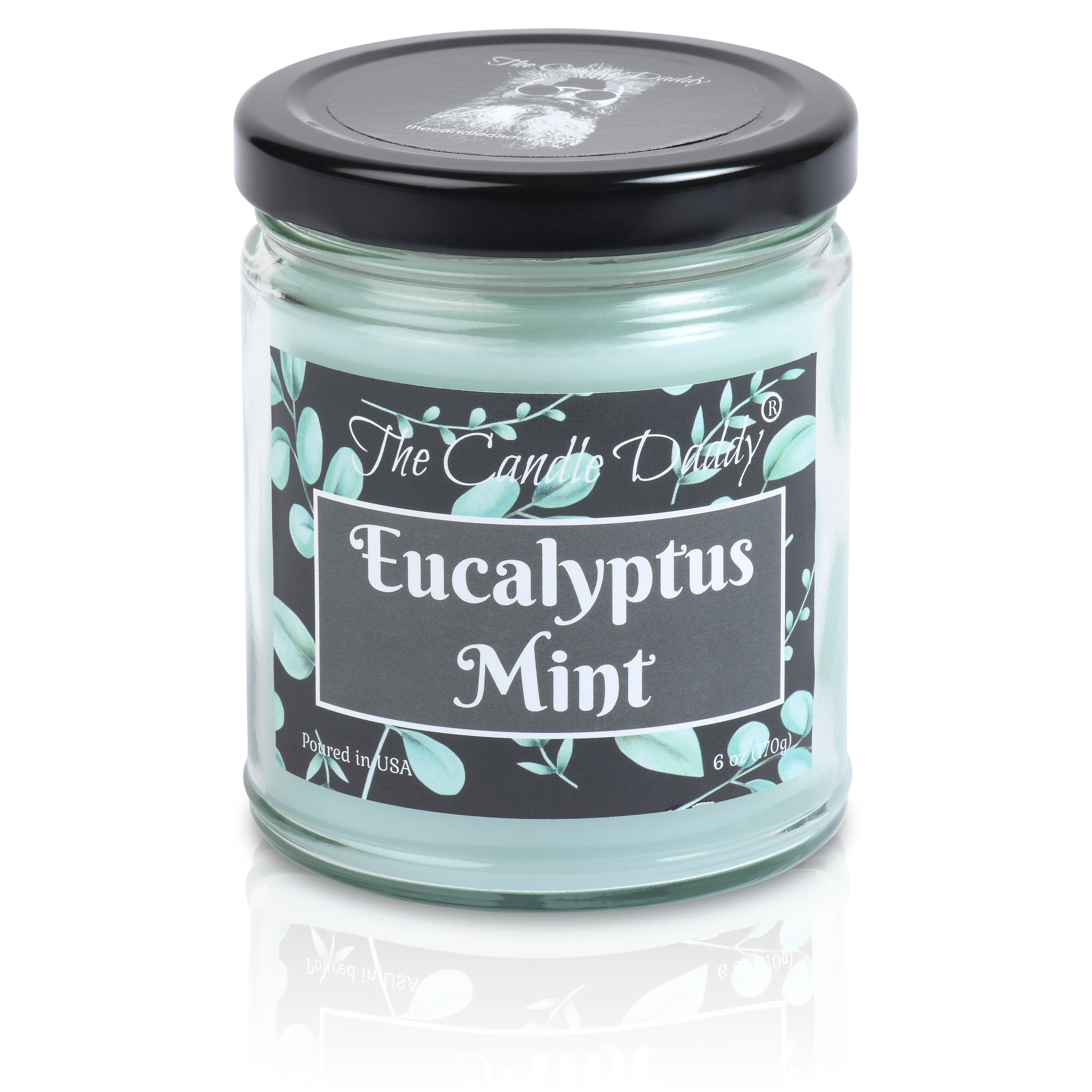Eucalyptus Mint - Fresh Mint and Eucalyptus Scented - 6 Oz Jar Candle ...