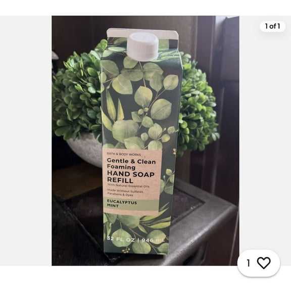 Bath & Body Works Eucalyptus Mint Gentle & Clean Foaming Refill 32oz