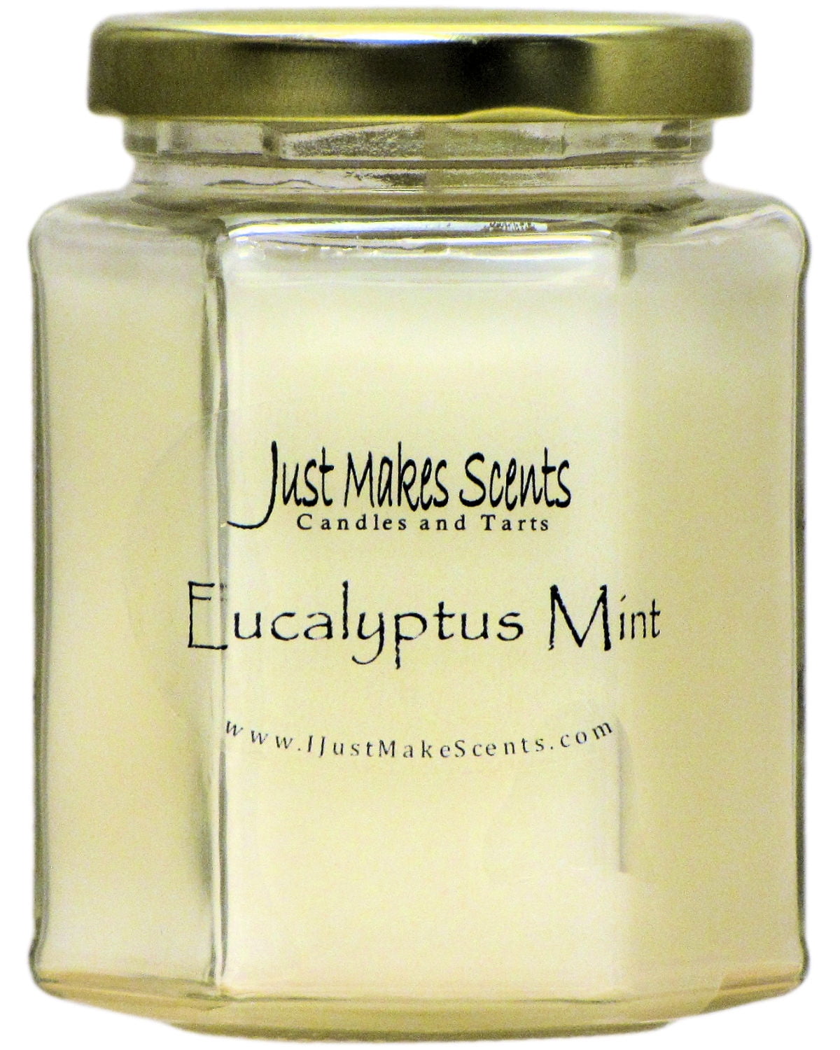 Eucalyptus Mint Soy Candle -Just Makes Scents - Walmart.com