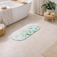 thumbnail image 1 of Evideco French Home Goods Eucalyptus Mist Runner Bath Mat 40x18 – Ultra Absorbent Quick Dry Rug with Anti-Slip Rubber Backing, 1 of 8