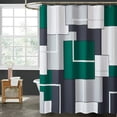 thumbnail image 1 of Eucalyptus Plant Shower Curtain, Linen Textured Floral Weighted Fabric Shower Curtain Set with Plastic Hooks, Watercolor Leaves Botanical Natural Shower Curtains for Bathroom, 72x72, Sage Green, 1 of 6