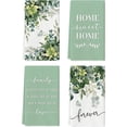 thumbnail image 1 of Eucalyptus Plants Motto Spring Kitchen Towels Dish Towels, 18x26 Inch Farmhouse Summer Plants Decoration Hand Towels Set of 4, 1 of 6