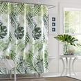 thumbnail image 1 of Eucalyptus Shower Curtain Green Leaves Bathroom Curtain Leaf Bath Curtain Polyester Fabric Watercolor Floral Bath Screen, 1 of 5