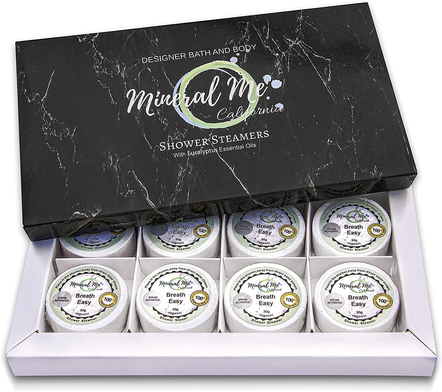 Eucalyptus Shower Steamers Aromatherapy by Mineral Me California- Self ...