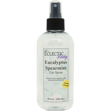 Eucalyptus Spearmint Car Spray (Double Strength), 8 ounces