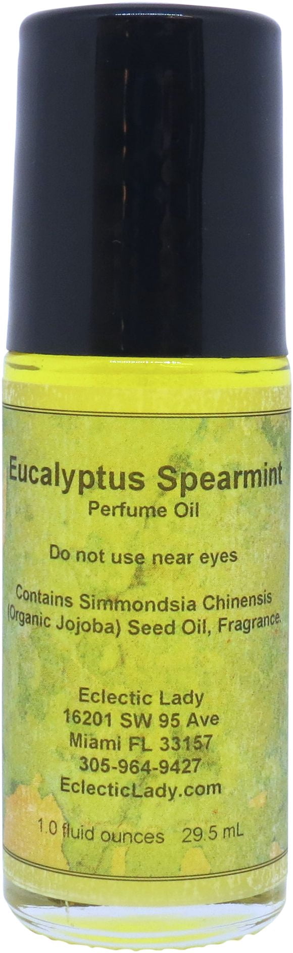 Eucalyptus Spearmint Perfume Oil, 1.0 Oz Portable Roll-On Fragrance