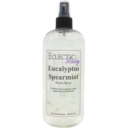 Eucalyptus Spearmint Room Spray by Eclectic Lady, 16 Ounces, Fragrant Aromatic Room Mist For Home, Room, Office