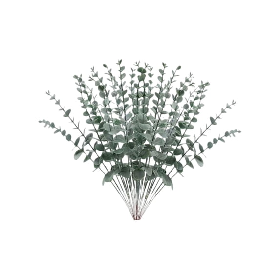 Eucalyptus Stems Greenery Stems, Denbek Decorative Artificial Green Plants - Lifelike Leaves for Stylish Home Accents