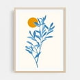 thumbnail image 1 of Eucalyptus Sun - Painting Botanical Minimalist Abstract Floral Nature Modern Art Scenic Oak Framed Wall Art Print 8 x 10 inches, 1 of 3