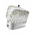 thumbnail image 1 of Eucalyptus Toaster Cover 4 Slice, Large Kitchen Appliance Covers, Sage Green Botanical Weeping Leaf Toaster Oven Cover with Loop, Bread Machine Cover Polyester Dust Cover Protection, 1 of 4