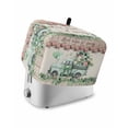 thumbnail image 1 of Eucalyptus Trucks Toaster Cover 4 Slice, Large Kitchen Appliance Covers, Spring Rustic Floral Wooden Burlap Toaster Oven Cover with Loop, Bread Machine Cover Polyester Dust Cover Protection, 1 of 4