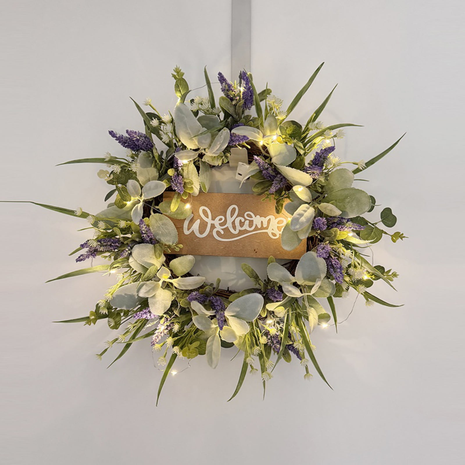 Eucalyptus Wreaths for Front Door Spring Summer Fall Wreath with ...