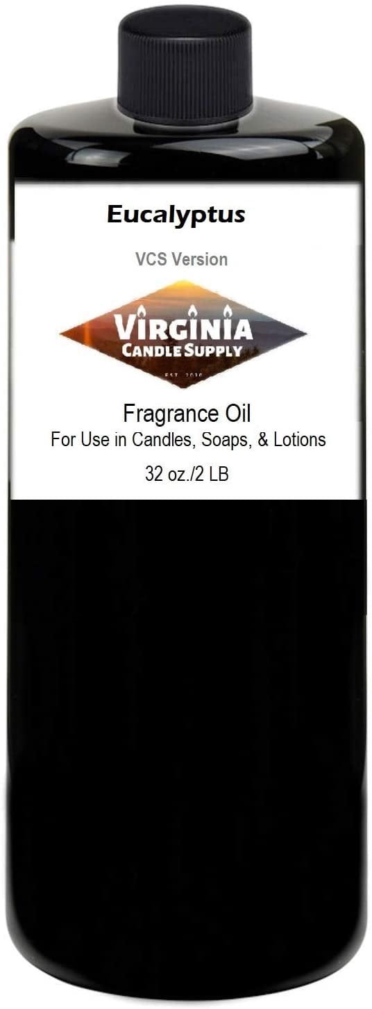 Eucalyptus32oz Bottle for Candle Making, Soap Making, Tart Making, Room Sprays, Lotions, Car Fresheners, Slime, Bath Bombs, Warmers