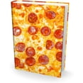 thumbnail image 1 of Eucatus 9" x 11" Jumbo Yellow and Red Pizza Print Stretchable Nylon Book Covers, 1 Pack, 1 of 7