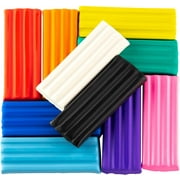 Eucatus Assorted Colors Modeling Clay Bricks, 10 Pack