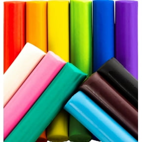 Eucatus Assorted Colors Modeling Clay Sticks, 12 Pack