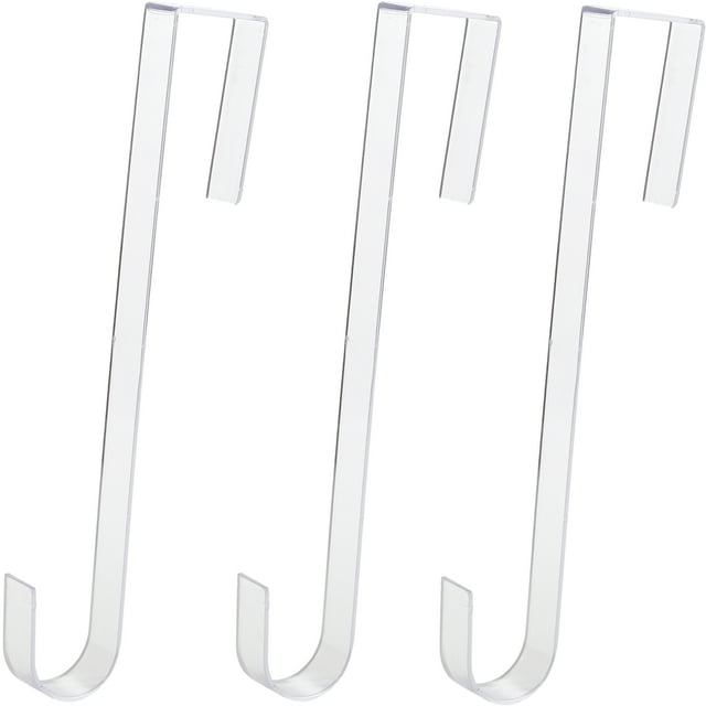 Eucatus Best Products & Gifts Clear Acrylic Wreath Hanger, 12