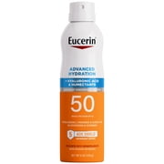 Eucerin Sun Advanced Hydration SPF 50 Sunscreen Spray with Hyaluronic Acid, Hydrates Skin, 6 oz