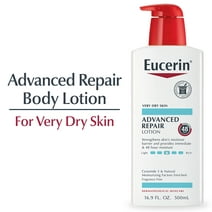 Eucerin Advanced Repair Body Lotion, Fragrance Free, 16.9 fl oz Bottle