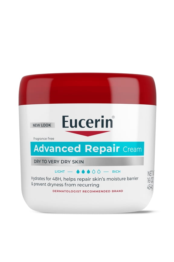Advanced Repair Body Cream for Dry Skin, 16 oz Jar