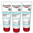 thumbnail image 1 of Eucerin Advanced Repair Foot Cream, Fragrance Free, Foot Lotion for Very Dry Skin - 3 oz, Pack of 3, 1 of 5