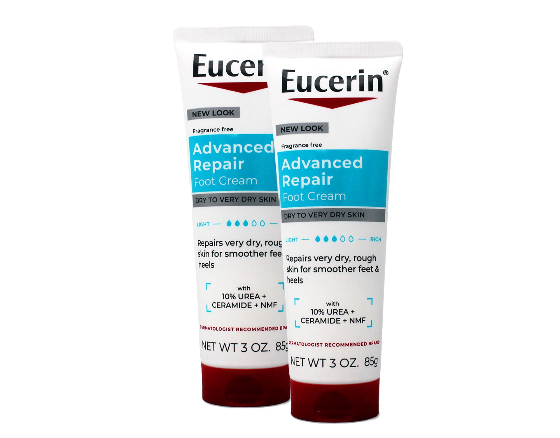 Eucerin, Advanced Repair Foot Creme, Fragrance Free, 3 oz (85 g) Pack ...