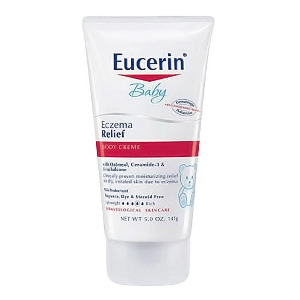 Eucerin Baby Eczema Relief Body Creme With Oatmeal - 5 Oz, 3 Pack