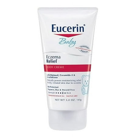 Eucerin Baby Eczema Relief Body Creme With Oatmeal - 5 Oz, 3 Pack