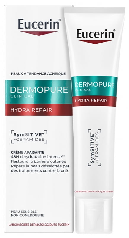 Eucerin DERMOPURE Clinical Hydra Repair Soothing Cream 40ml (1.35floz)