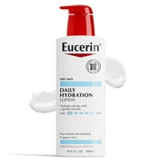 Eucerin Daily Hydration Body Lotion, Unscented Body Lotion, 16.9 fl oz Pump Bottle