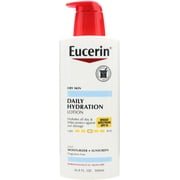 Eucerin Daily Hydration Moisturizer & Sunscreen Lotion SPF 15 16.9 oz Pack of 2