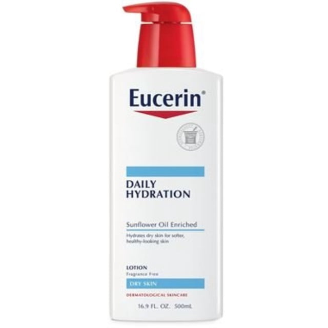 eucerin daily hydration skin lotion, 16.9 ounce body care (pack of 1)