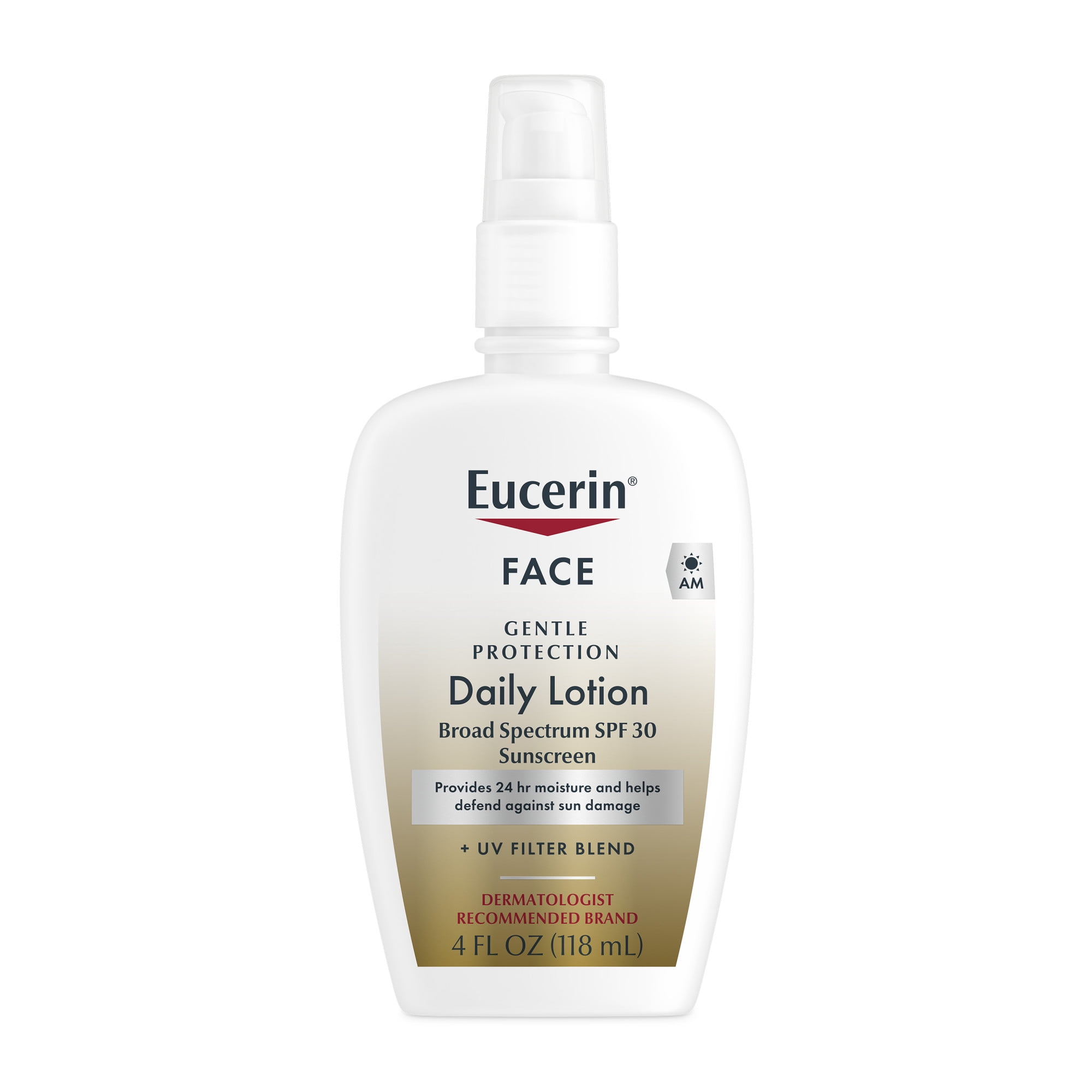 Eucerin Daily Protection Face Lotion for Sensitive Skin, SPF 30, 4 fl oz Bottle