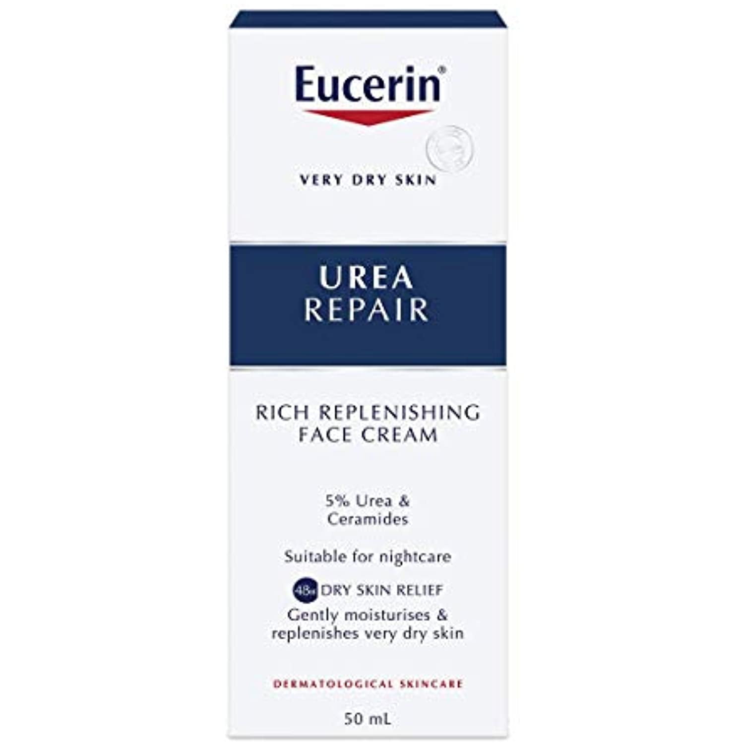 Eucerin Dry Skin Replenishing Face Cream Night 5 Urea With Lactate