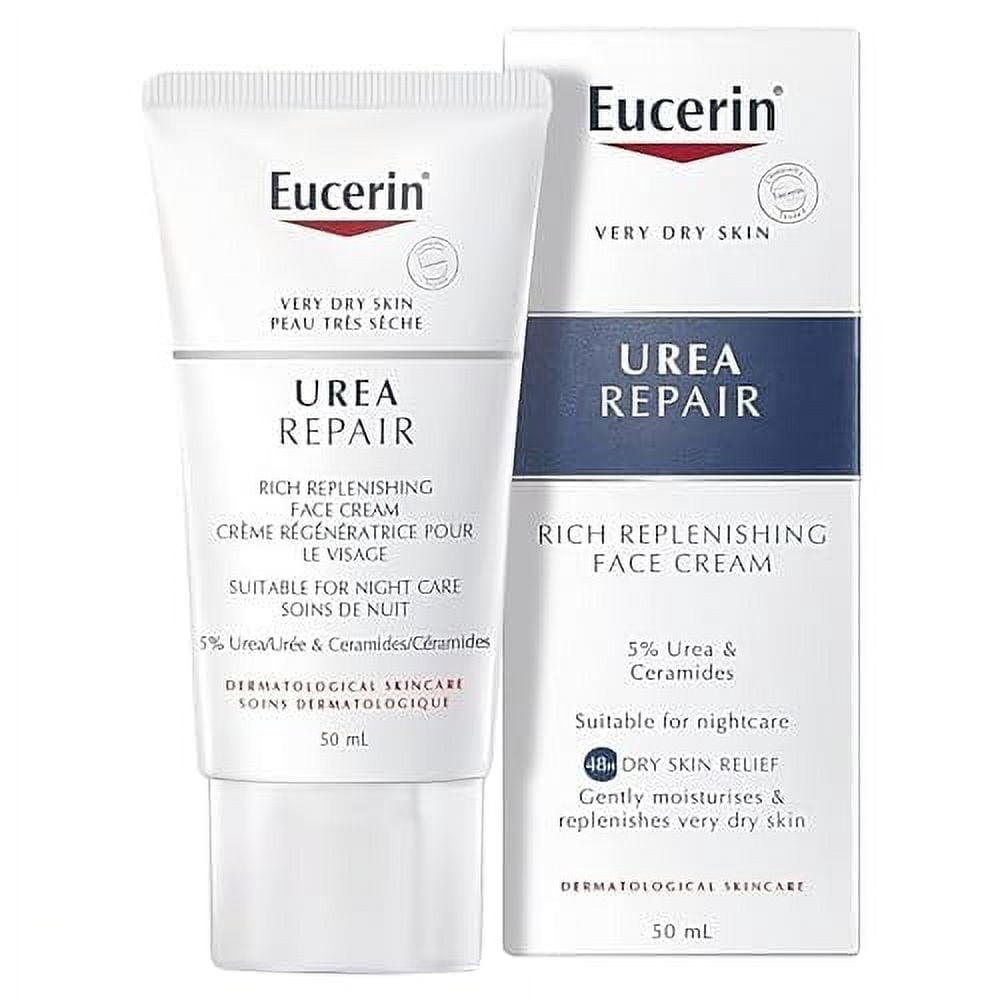 Eucerin Dry Skin Replenishing Face Cream Night 5% Urea With Lactate 50Ml