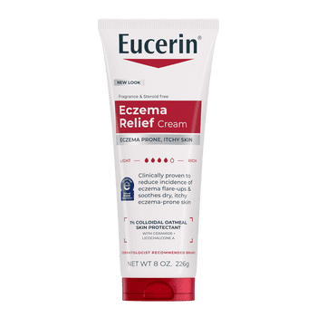 Eucerin Eczema Relief Body Cream with Colloidal Oatmeal Skin Protectant, Fragrance Free, 8 oz
