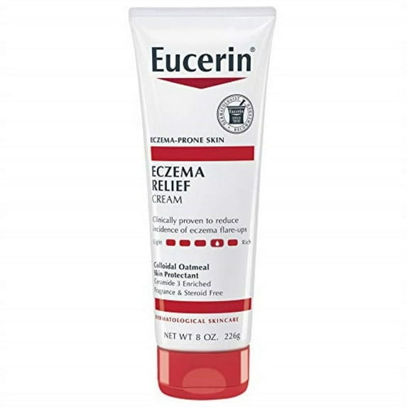 Eucerin Eczema Relief Cream - Full Body Lotion for Eczema-Prone Skin - 8 oz. Tube