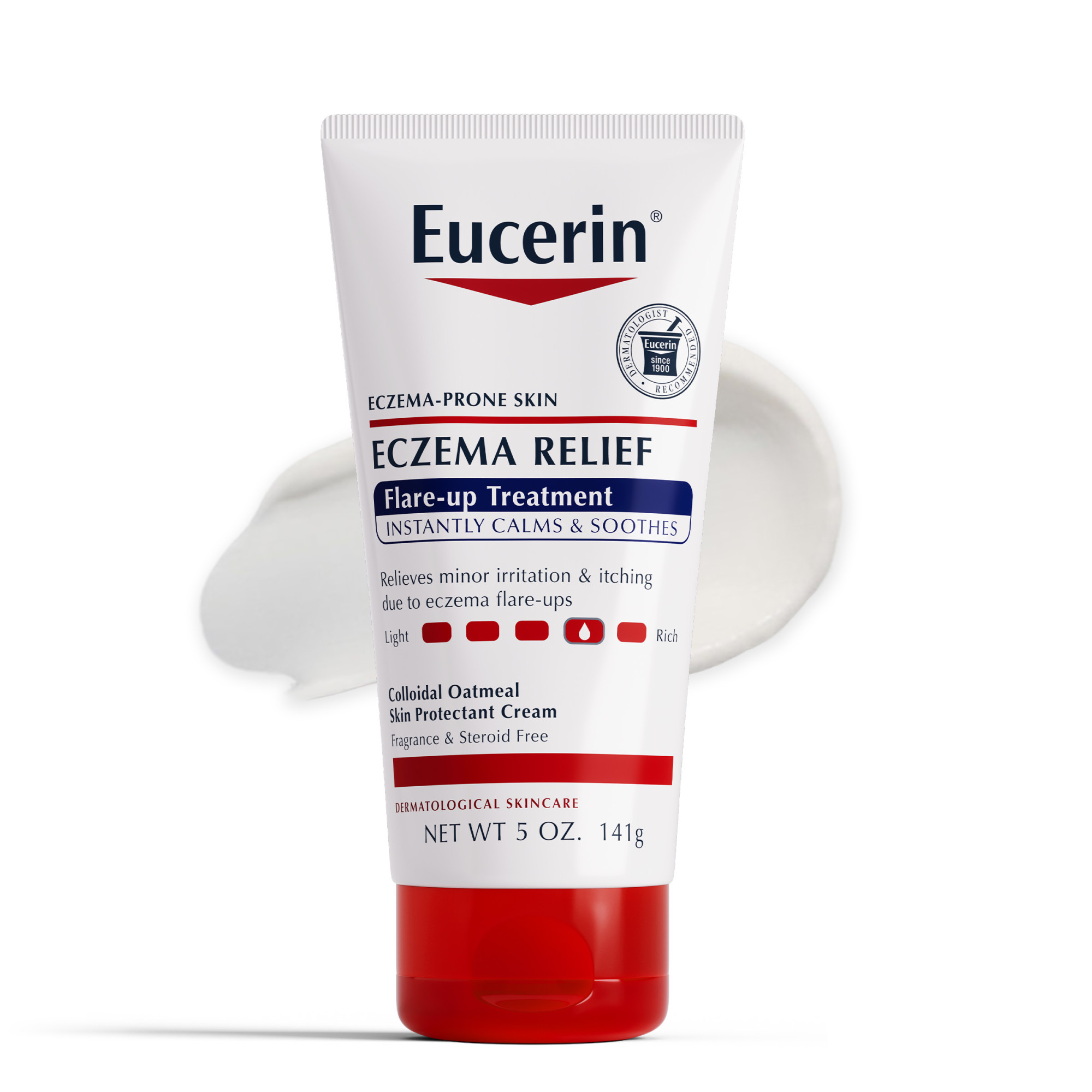 Eucerin Eczema Relief Flare Up Treatment Cream 5 Oz With Colloidal 