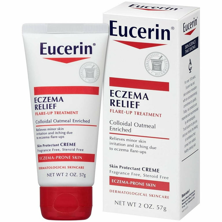 ユクルクリーム　YUKURU RELIEF CREAM 75g 2本セット Eucerin Eczema Relief Flare-Up Treatment Skin Protectant Creme