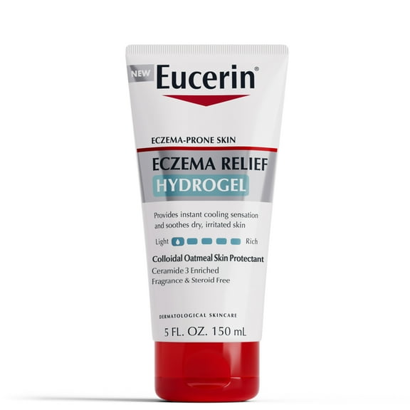 Eucerin Eczema Relief Hydrogel, Colloidal Oatmeal Skin Protectant, Fragrance & Steroid Free, 5 oz
